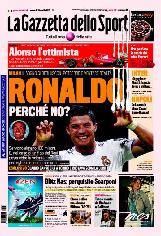 COLOSAL Berlusconi Il Face Pe Cristiano Ronaldo Cel Mai Scump Transfer