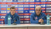Darius Olaru și Leo Strizu, înainte de Botoșani - FCSB (30/11/2022)