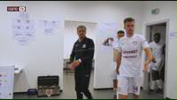 Bucuria din vestiarul Rapidului după victoria cu FCSB (27.05.2023)