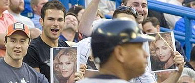 Madonna, piaza rea pentru un jucator de baseball!