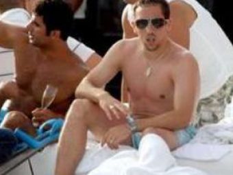 Foto: Ribery se recupereaza... la plaja! 