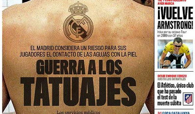 Real Madrid a inceput razboiul contra tatuajelor!_1