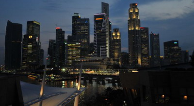 FOTO / Noapte albastra la cursa de F1 Singapore!_1