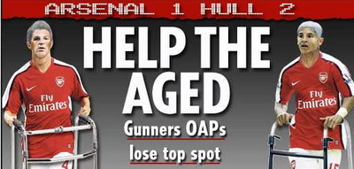 The Sun: "Sa-i ajutam pe batranii lui Arsenal!"