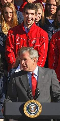 Bush, intimidat de mama lui Phelps!_5