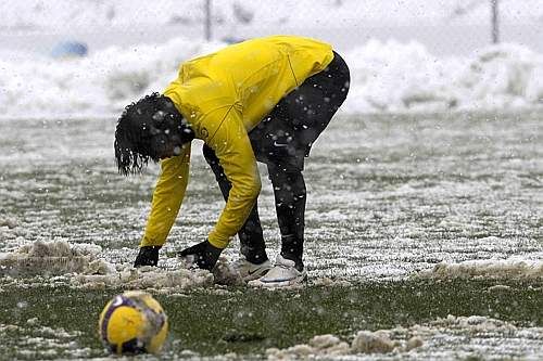 VEZI imagini tari cu antrenamentul lui Juventus pe ninsoare!_6