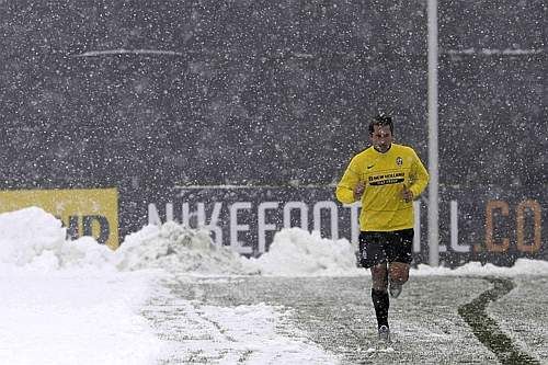 VEZI imagini tari cu antrenamentul lui Juventus pe ninsoare!_12