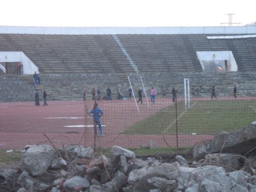 Stadionul Ion Moina devine istorie! Vezi imagini de la demolarea stadionului din Cluj!_12
