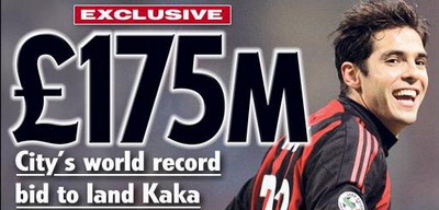 AC Milan Kaka Manchester City Transfer