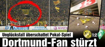 SOCANT! Un suporter al Borussiei Dortmund a murit dupa ce a cazut de la tribuna!_1