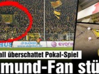 SOCANT! Un suporter al Borussiei Dortmund a murit dupa ce a cazut de la tribuna!