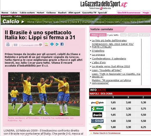 Elano si Robinho au umilit Italia: Brazilia 2-0 Italia! Vezi aici golurile!_4
