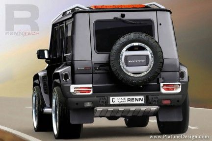Vezi o galerie FOTO cu MONSTRUL RENNtech G Wagen CDI Concept!_2
