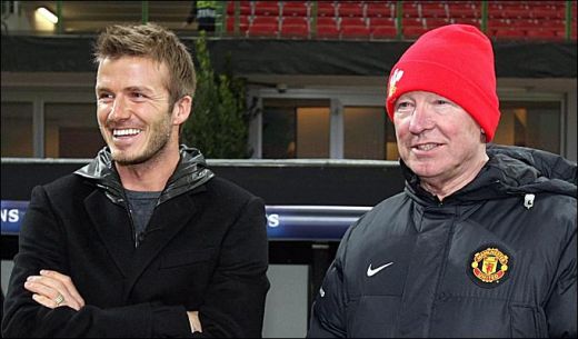 FOTO / Beckham, spionul lui United / Chivu face senzatie la antrenament!_14