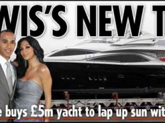 Hamilton si-a impresionat iubita: a cumparat un yacht de 5 mil de euro!