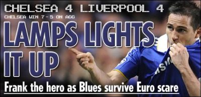 The Sun: Lampard lumineaza drumul lui Chelsea spre semifinalele cu Barca!_1
