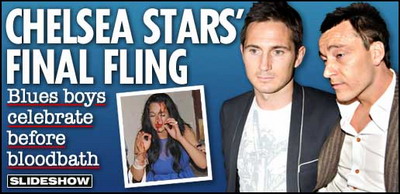 Lampard si Terry au asistat ingroziti cum o fata a fost batuta intr-un club din Londra!
