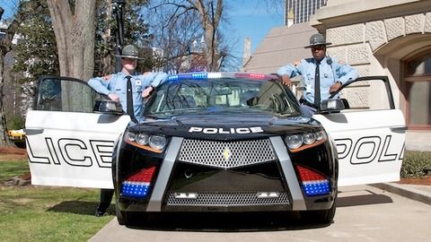 VEZI cum arata o super masina de Politie: Carbon Motors E7: NYPD!_15