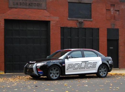 VEZI cum arata o super masina de Politie: Carbon Motors E7: NYPD!_4