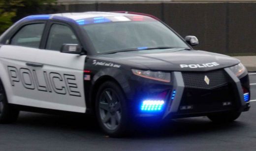 VEZI cum arata o super masina de Politie: Carbon Motors E7: NYPD!_22