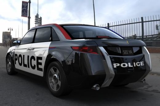 VEZI cum arata o super masina de Politie: Carbon Motors E7: NYPD!_25