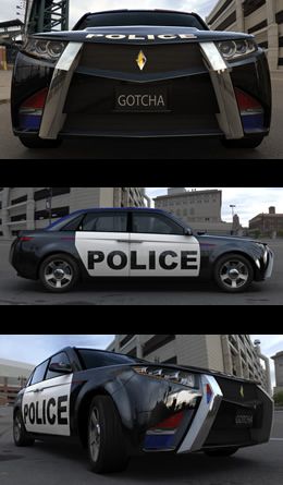 VEZI cum arata o super masina de Politie: Carbon Motors E7: NYPD!_18