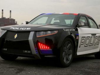 VEZI cum arata o super masina de Politie: Carbon Motors E7: NYPD!