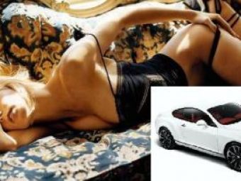 Ce-ti place mai mult: Fata sau masina? Heidi Klum, la volanul unui Bentley Continental GT 