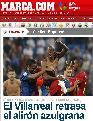 VIDEO: Barca putea fi campioana, Villarreal a egalat in min 92! Barca 3-3 Villarreal_4