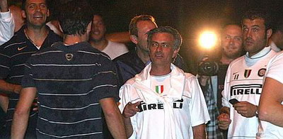 Mourinho, primul trofeu in Italia: Chivu petrece la Milano!