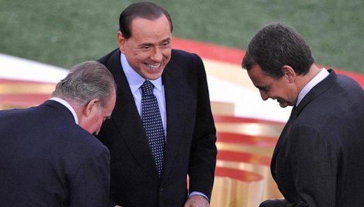 FOTO / Printul William, regele Juan Carlos si Silvio Berlusconi au incins atmosfera pe Stadio Olimpico!_3