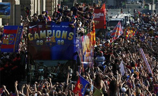 VIDEO / Campioana Europei a ajuns la Barcelona! Vezi imagini:_3