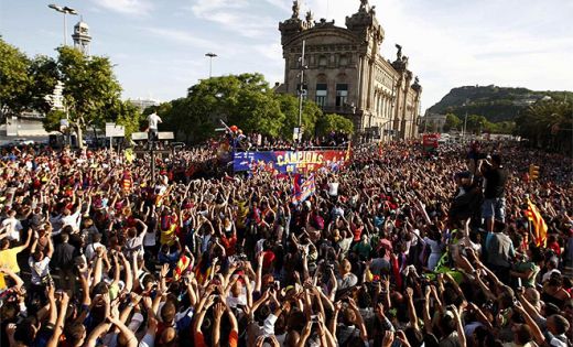 VIDEO / Campioana Europei a ajuns la Barcelona! Vezi imagini:_7