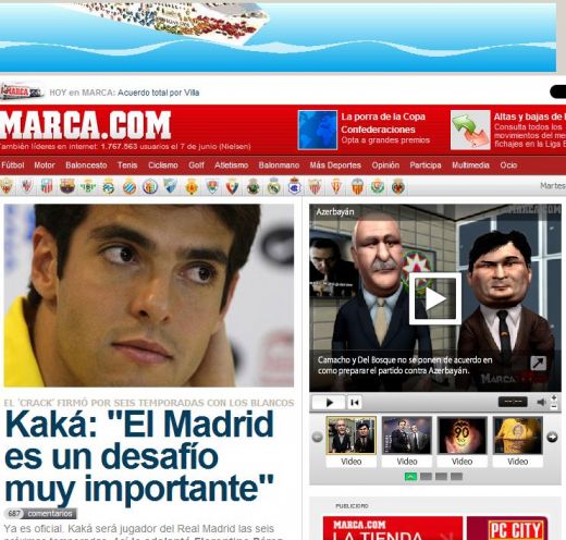 VIDEO: OFICIAL! Kaka e la Real: "Se va termina hegemonia Barcelonei!"_3