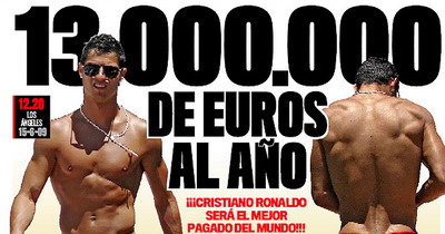 13.000.000 de euro brut: salariul lui Cristiano Ronaldo la Real!_1