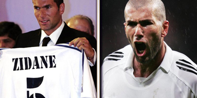 Cristiano Ronaldo Florentino Perez Luis Figo Real Madrid Zinedine Zidane