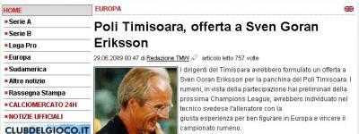 Tuttomercato: Timisoara l-a ofertat pe Sven Goran Eriksson!_1