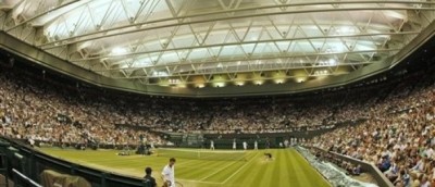 Istorie la Wimbledon: S-a jucat pentru prima data cu terenul acoperit! Imagini UNICE_1