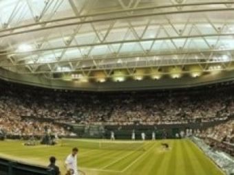 Istorie la Wimbledon: S-a jucat pentru prima data cu terenul acoperit! Imagini UNICE