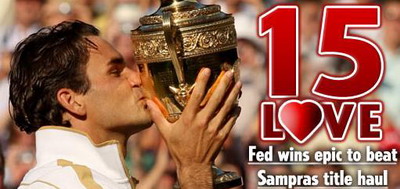 Andy Roddick finala Pete Sampras Roger Federer Wimbledon