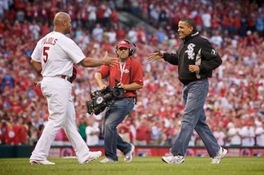 Faza Zilei: Obama a facut show la All Star Game-ul din baseball!_14