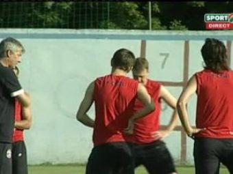 FOTO&nbsp;si VIDEO: Tininho la primul antrenament cu Steaua!