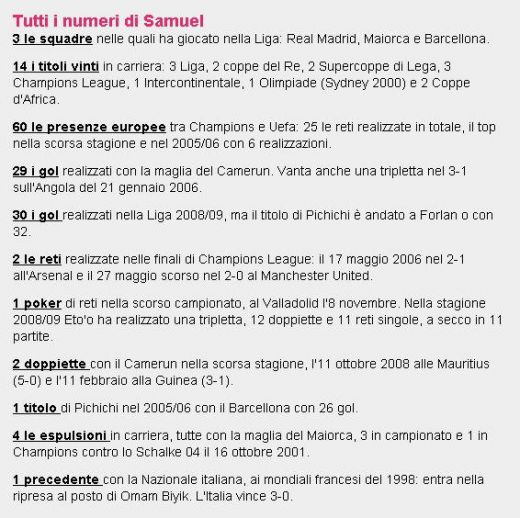 Gazzetta dello Sport: "Etoo e jucatorul lui Inter!"_2
