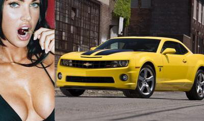 Camaro Chevrolet Megan Fox Transformers