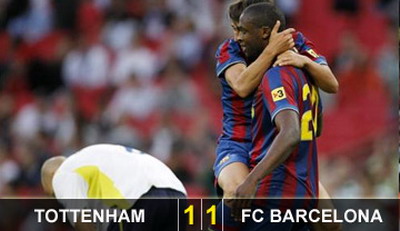 Barcelona Tottenham Wembley Cup