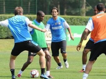 FOTO / Eto'o&nbsp;la primul antrenament cu Inter!