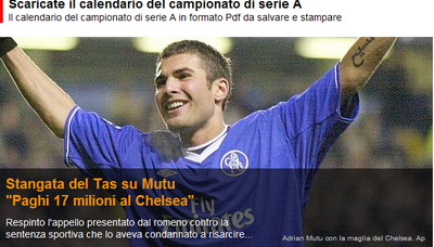 Gazzetta dello Sport: "LOVITURA pentru Adrian Mutu!"_1
