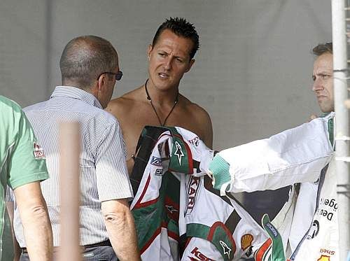 SUPER FOTO: Cum se pregateste Schumacher de revenirea in F1_5