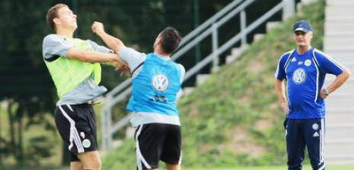 FOTO: Bataie la Wolfsburg: Dzeko si Ziani, K1 la antrenament!_1