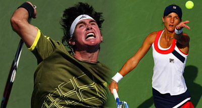 Andy Roddick Edina Gallovits Roger Federer Serena Williams Svetlana Kuznetova